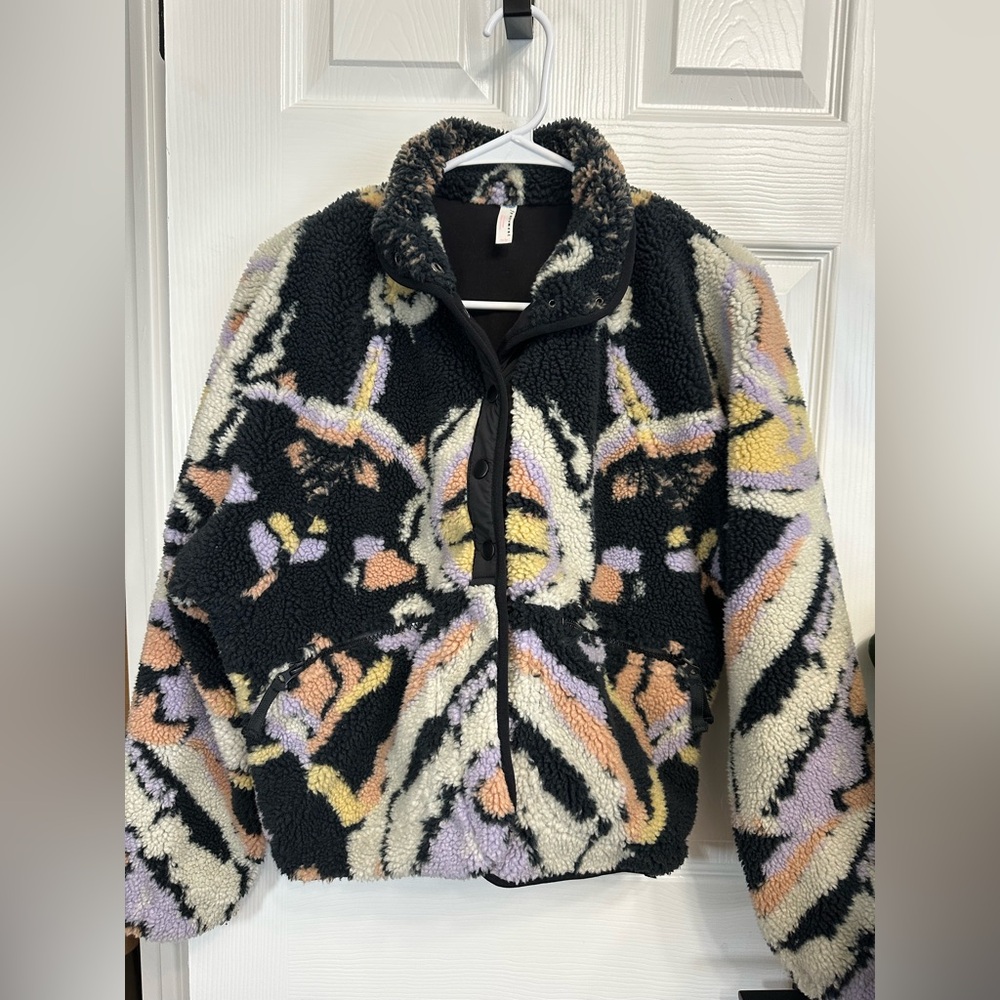 Free People Hit The Slopes Fleece Jacket